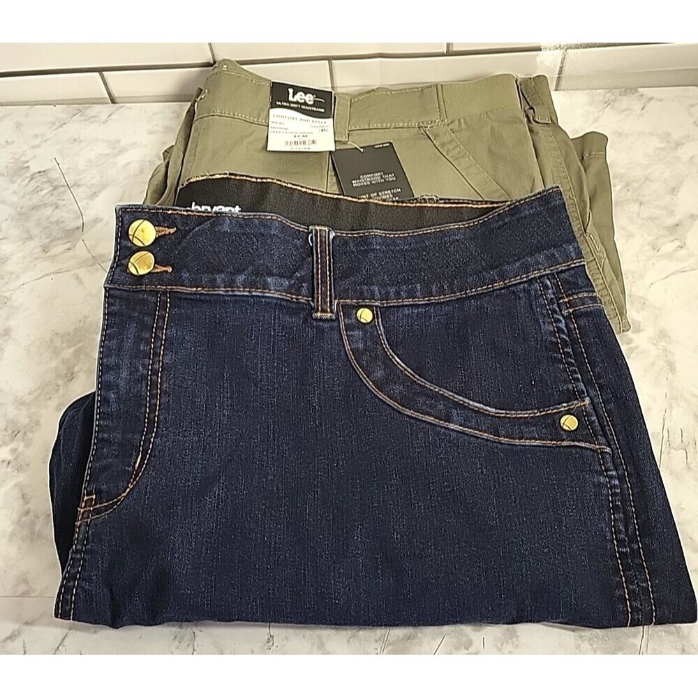 Lee & Lane Byrant Women"s Sz 22 Bermuda Shorts Capris Vacation Casual Outdoor - Picture 2 of 12